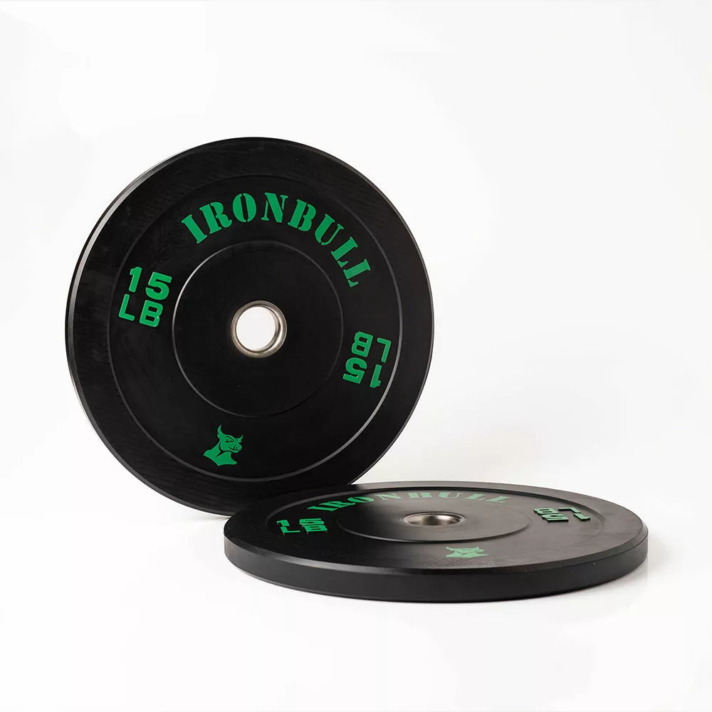 Par de discos Bumper 15 lb
