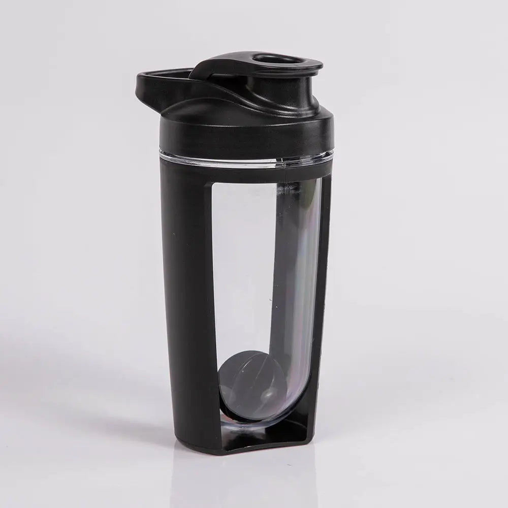 Botella shaker 500 ml negra