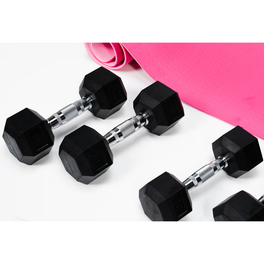 Combo Set de Mancuernas + Mat de Yoga