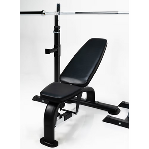 Combo Rack + Banca Ajustable + Barra