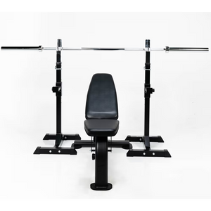 Combo Rack + Banca Ajustable + Barra