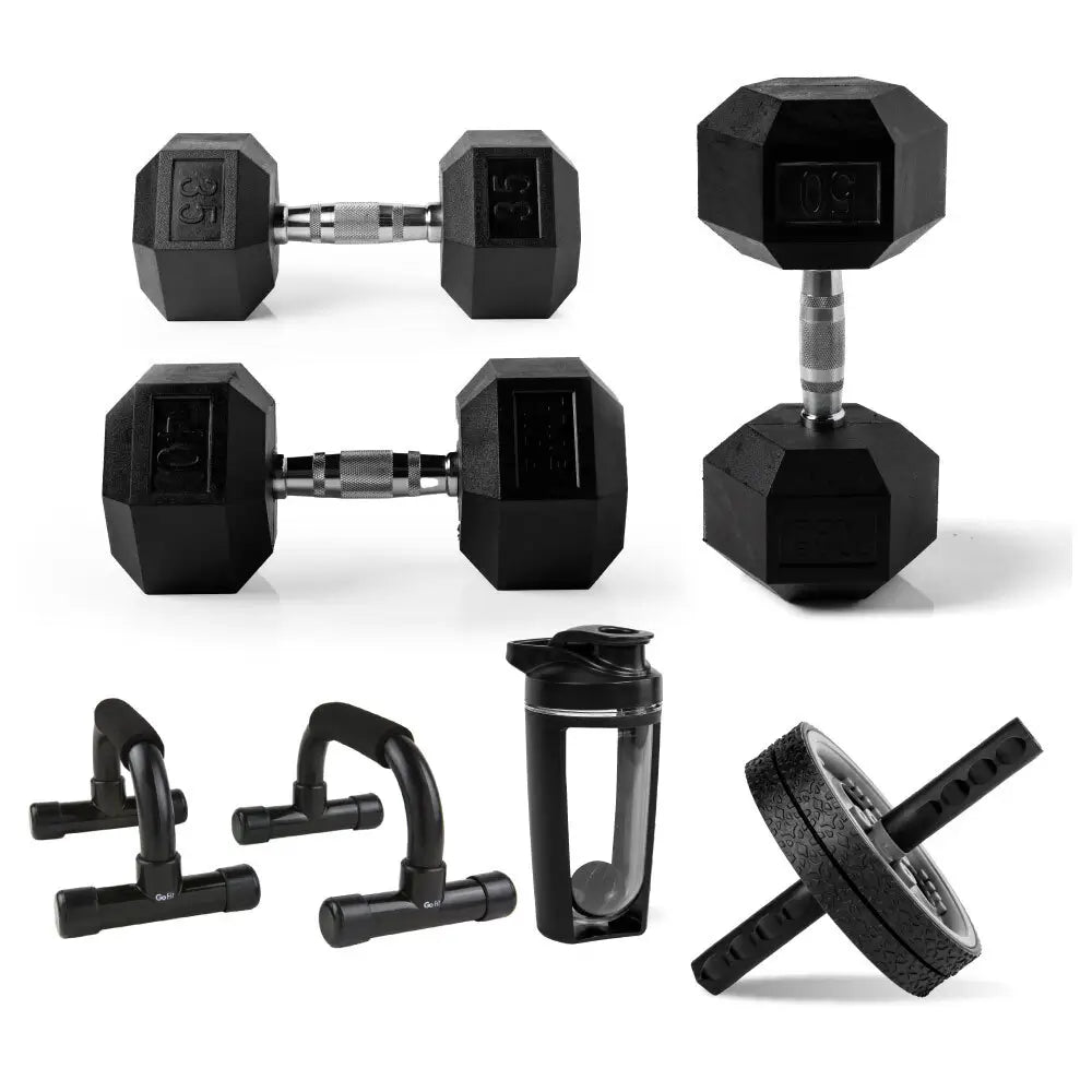 Pack Mancuernas Avanzado · 35, 40 y 50 lb