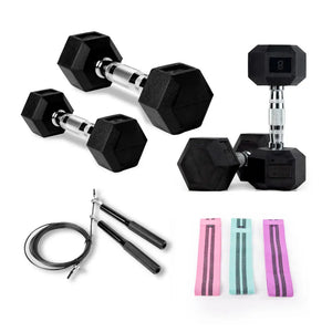 Pack Mancuernas Inicial · 5, 8 y 12 lb